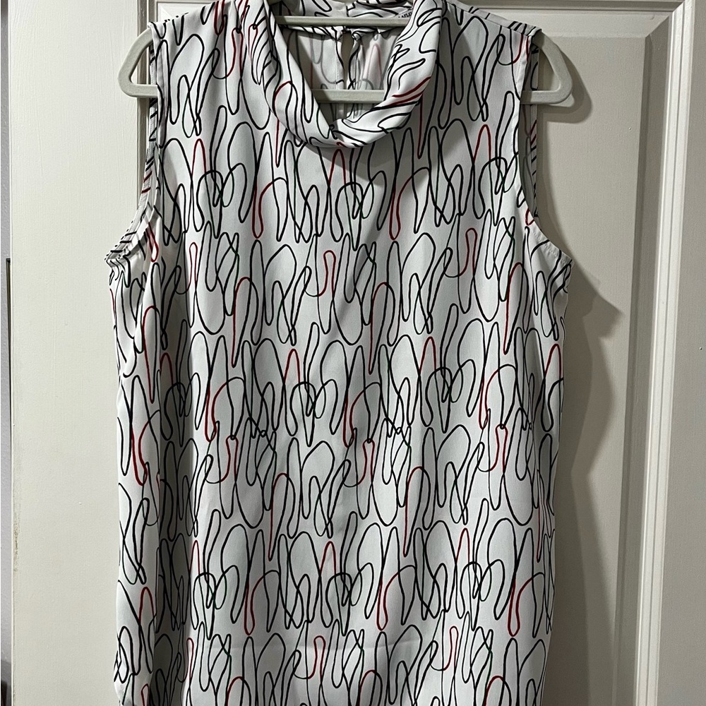 MM. LaFleur Abstract Sleeveless Top